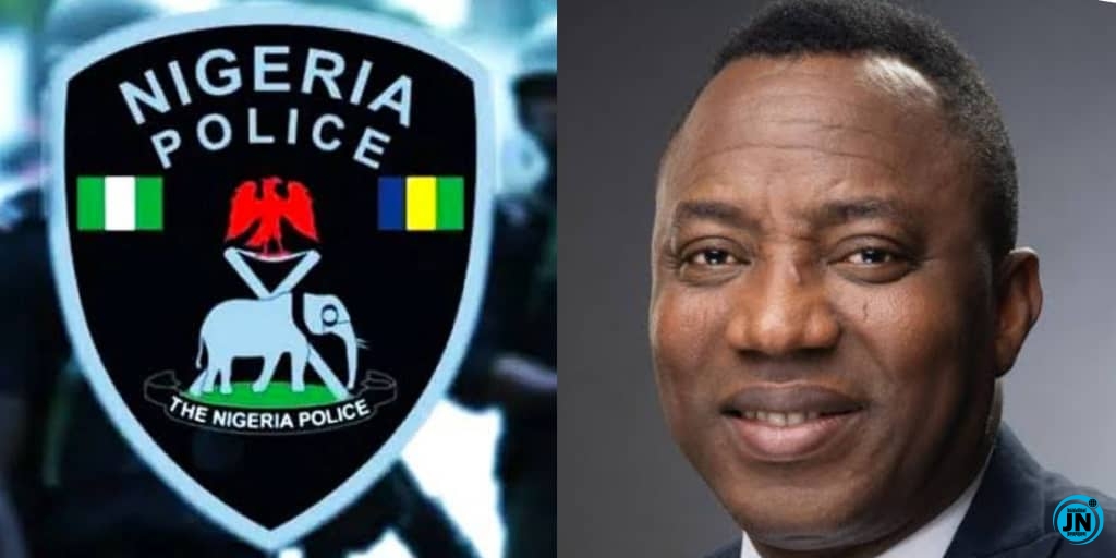 Omoyele Sowore speaking on police salary